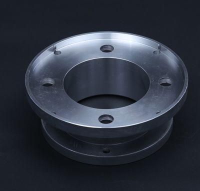 Customized Precision Natural Anodized Al 6061-T6 Aluminium CNC Machined Tube Flange