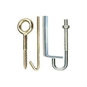 Zinc Plated Stainless Steel J or Hook Bolt in Hook Screw