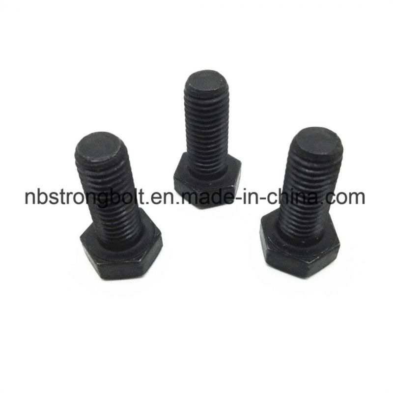 DIN933 Gr. 10.9 Hex Bolt with Blk