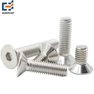Factory DIN 912 Hex M3 M4 M5 M6 8.8 Black Hex Head Socket Bolt Hexagon Socket Bolt Knurled Head Adjusting Bolts with Hex Socket