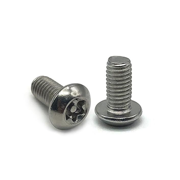 Stainless Steel 304/316 Torx Pan Head Security Screw with Pin