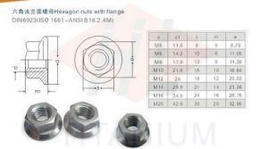 Titanium Hexagon Nuts with Flange (DIN6923)