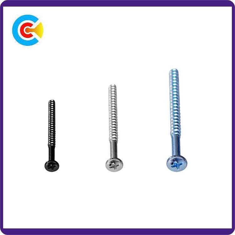 Carbon Steel Phillips Recessed Flat Tail Tapping Screw Tapping Screws