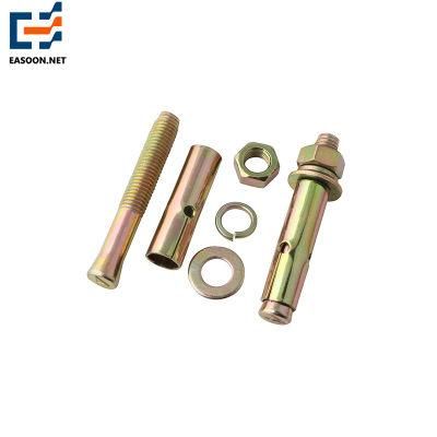 M6 M8 M10 Expansion Bolts Zinc Plated Fix Bolt Hex Head Bolt
