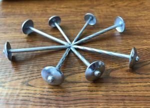 Umbrella Head Roofing Nails of Galvanized Ring Shank
