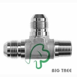 Hydraulic Stainless Steel Pipe Tee Adapter