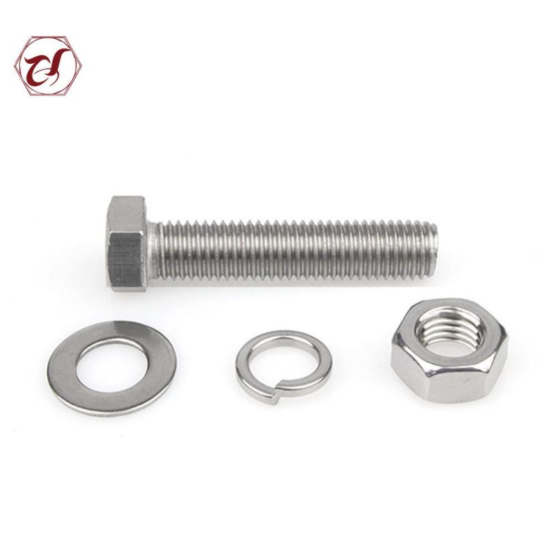 304 Stainless Steel M39 DIN933 Hex Cap Bolts