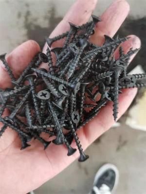 Free Sample Black Phosphated Phillips Bugle Head Fine Coarse Thread Self Tapping Drywall Screw Made in China