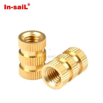 Brass Knurled Brass Insert Nut for Plastic Injection