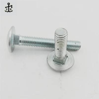 Zinc Plated Cup Head Square Neck Bolts with Large Head Made in China