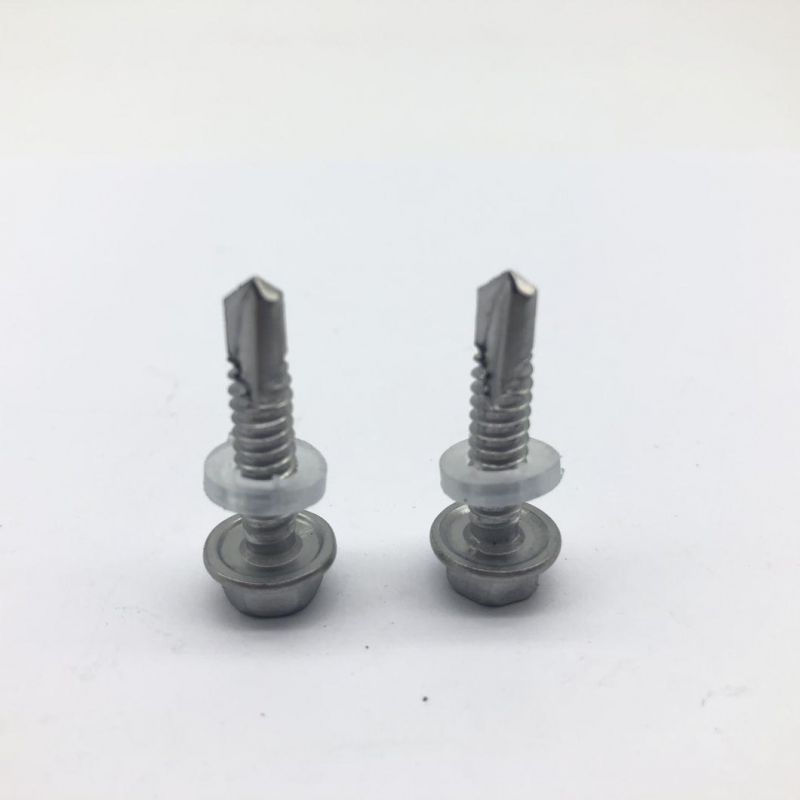 DIN7504K Ss410 Drilling Screw with EPDM Washer