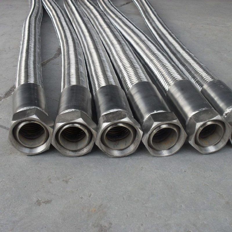 High Pressure Metal Braided Hose SS304 Stainless Steel Flexible Pipe/Hose/Tube Wire Braided Flexible Metal Hose for Water Heater