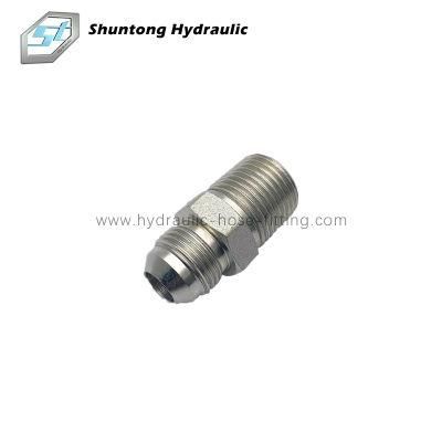 Jic Male 74deg to BSPT Male Hydraulic Adapter