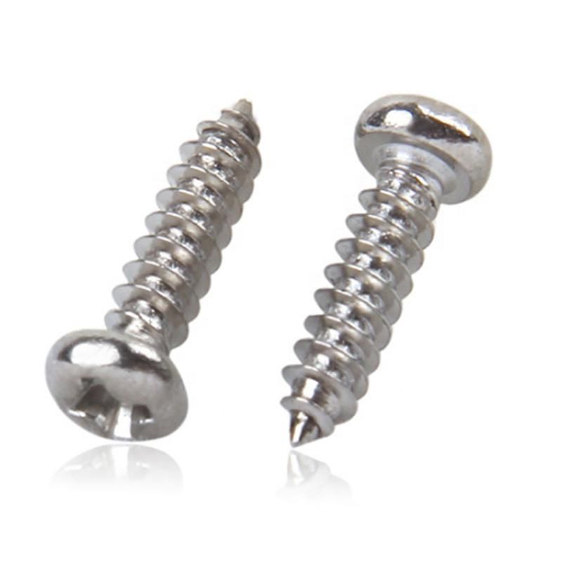 Stainless Steel 316 Tapping Screw Ss 304 DIN 7981 Pan Head Self Tapping Screws A2 Tapping Screws A4 Tapping Screws
