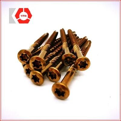 High Strength and Cheap DIN7505 Stainless Steel Chipboard Screws Precise Yelow