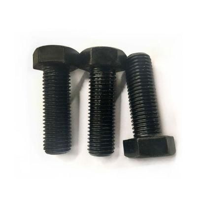 Factory Outlet High Strength Bolt 8.8 10.9 12.9 Grade Bolts Black Hexagon Screw Hex Bolt