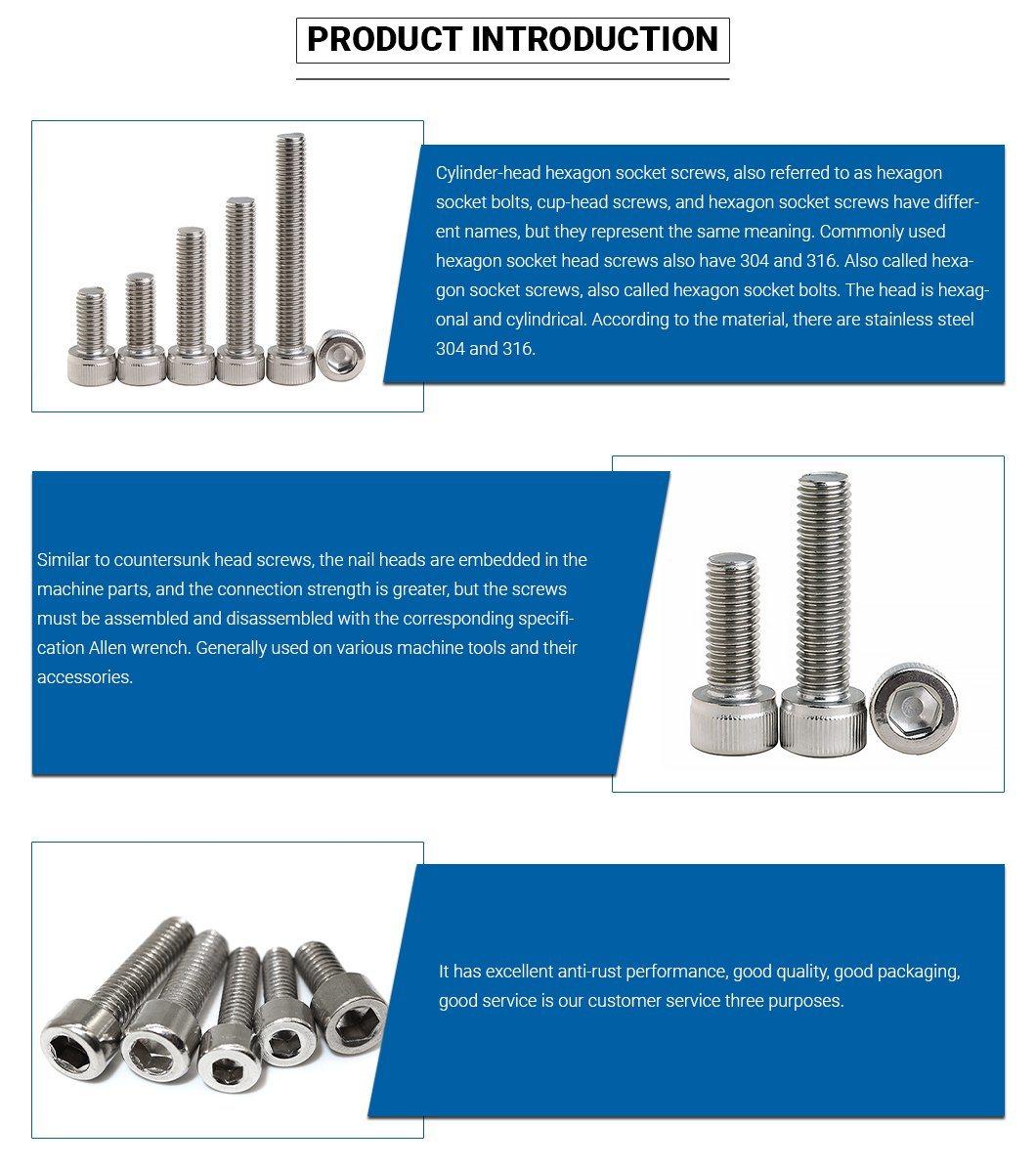 Stainless Steel 304 Full Thread Hexagon Bolt/Half Thread Bolt/Carbon Steel Bolt/Zinc Plated