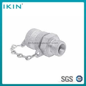 Ikin Hydraulic Test Coupling with Cutting Ring Block Check Fluid Hydraulic Test Connector Hose Fitting