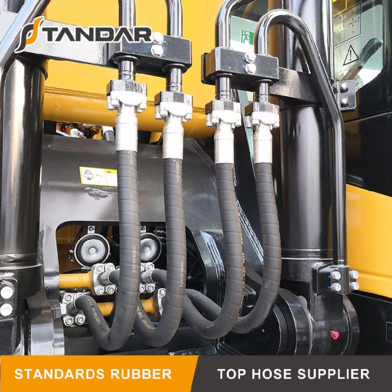 High Quality Flexible Steel Braided Rubber Fuel Oil Pipe