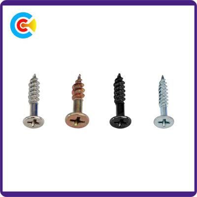 DIN/ANSI/BS/JIS Carbon-Steel/Stainless-Steel Sinking Sinking Stem Cross Tight Drilling Screws