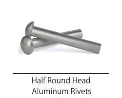 M6-1.0 Stainless Steel Rivet Nut, Threaded Insert Nut M6 Nutsert with Flat Head Knurled Body Round Head Semi Hollow Iron Galvanized Rivet