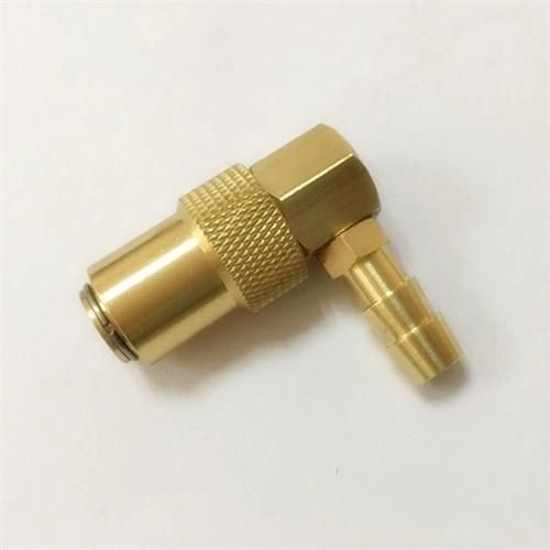 Nitto Elbow Brass Hydraulic Fitting with 8mm Brass Barb