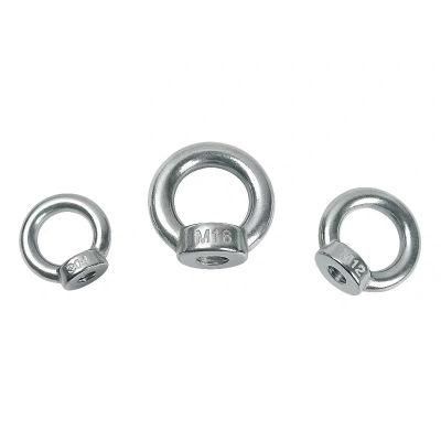 Rigging Hardware SS304 316 Stainless Steel DIN582 Eye Nut Swivel Lifting Eye Rigging Nut