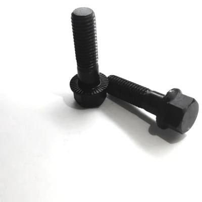 Grade 8.8 Black DIN 933 Full Threaded Hex Bolts Hot Sales Hex Flange Bolt Hex Head Bolt