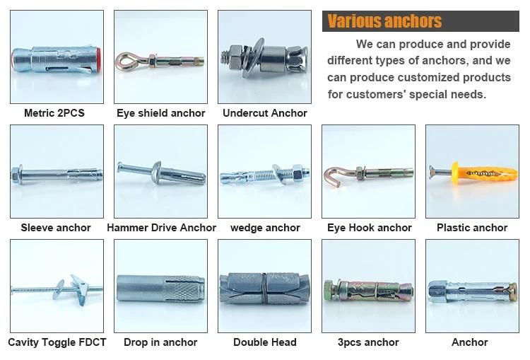 Stainless Steel 304/ Inox A2 Wedge Anchors