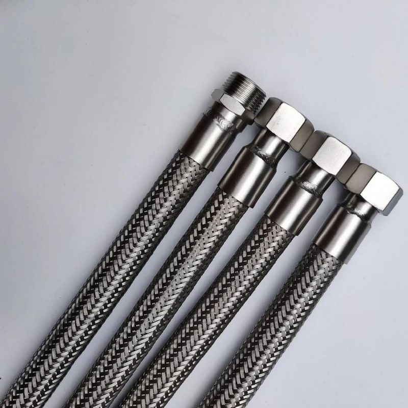 Stainless Steel Flexible Heater Hose Pipe Corrugated Metal Solar Hose for Water Heater