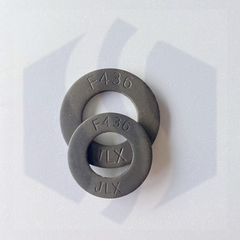 ASTM F436 F436m in Plain with HRC38-45 Flat Washer in C1045 Material