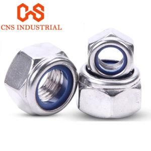 DIN982 Hexagon Back Nuts with Nylon Self Lock Nuts