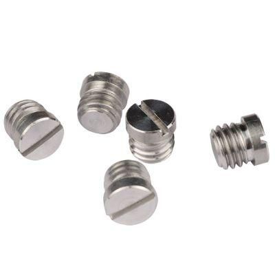 Customized Small CNC Machining Aluminum Ultra Low Slot Head Screw