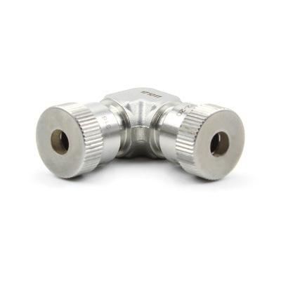 Stainless Steel 1/16 to 1 1/2 in. Union Elbow Tee Adapter Ultra-Torr Vacuum Fitting