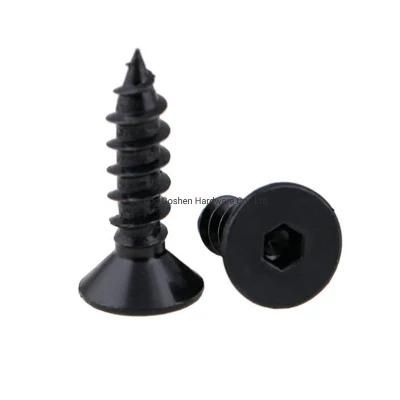 Black Plum Blossom Groove Self-Tapping Screws/Socket Self Tapping Screws