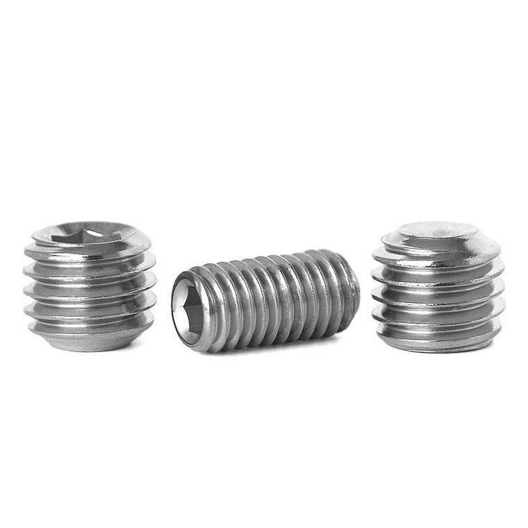 M6 316 Stainless Steel Hex Socket Screw with Flat Point