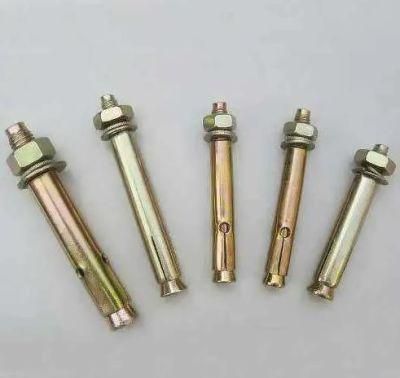 Yellow Carbon Steel Color Expansion Anchor Bolt