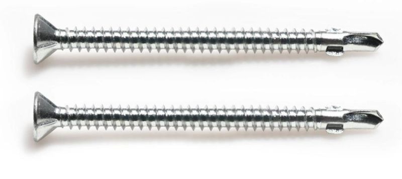 Flat Head Drilling Point Wing Tek Screw Cement Board Screws