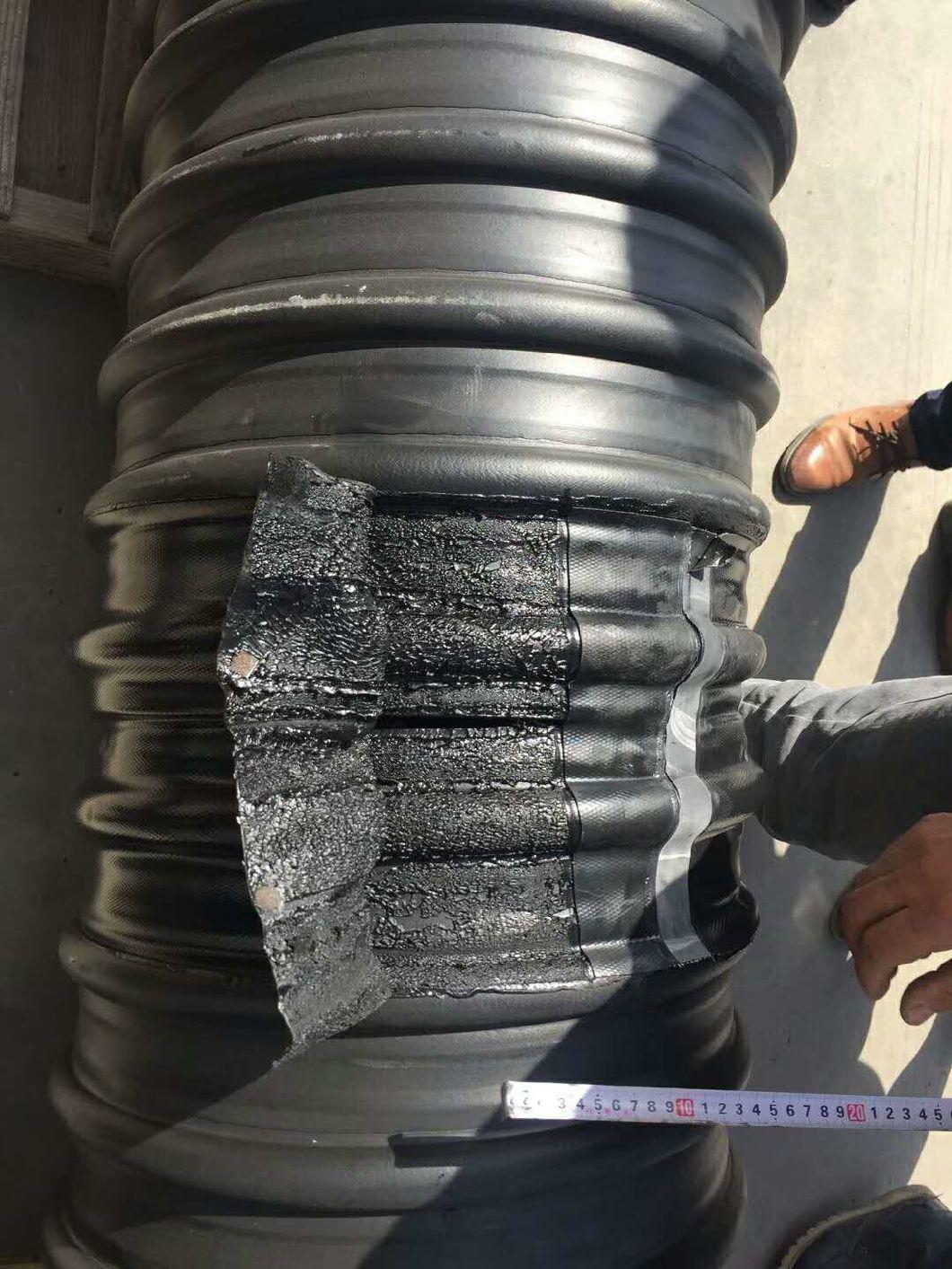 PE Pipe Shrink Sleeve / Heat Shrinkable Joint Fitting for HDPE Corrugated Pipe