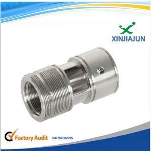 Precision Customized Stainless Steel/Aluminum CNC Machined/Machinery/Machining Parts, Pneumatic Fitting Connector