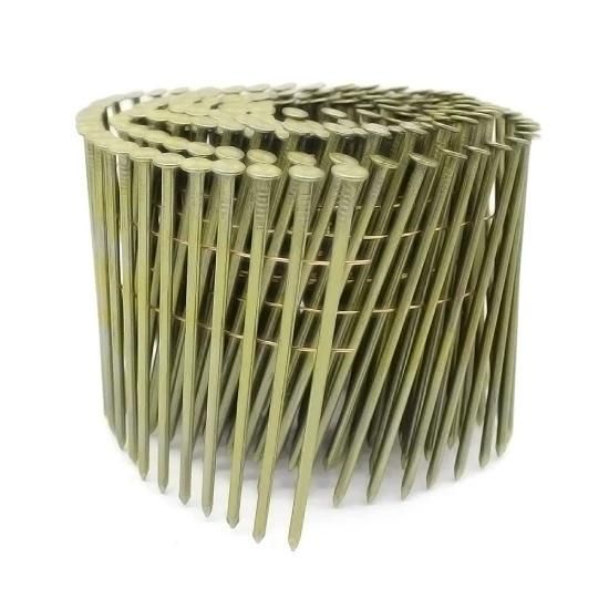 15 Degree 2 Inch X 0.113 Inch Smooth Shank Bright Coil Siding Nails