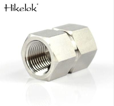 Hikelok NPT BSPP Swagelok Type Male Female Pipe Fittings Hex Coupling