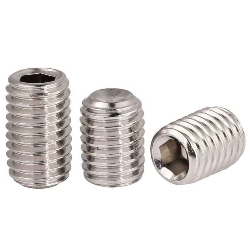 DIN916 Hexagon Socket Set Screw with Cup Point, Stainless Steel 304 316