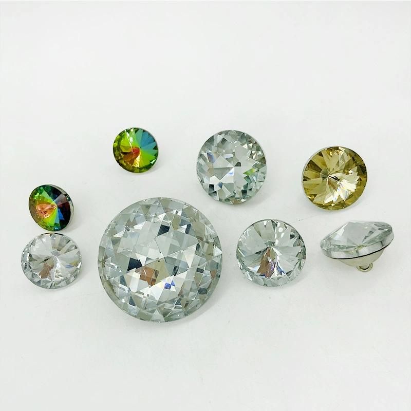 Wholesale Price Durable Sofa Upholstery Decorative Clear Color Crystal Sofa Button