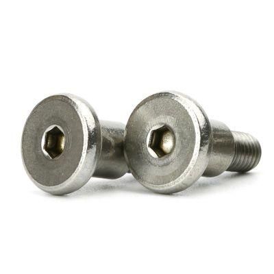 Stainless Steel Flat Ultra Low Profile Head Allen Hexagon Socket Shoulder Machine Screws