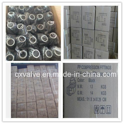 Good Quality Plastic PP Compression Fittings Clamp Saddle for Irrigation Field
