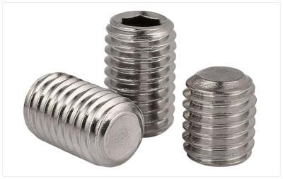 GB/T 77 304 Hexagon Socket Set Screws with Flat Point