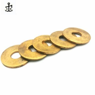 Good Quality Motorcycle Parts OEM Fasteners DIN 9021 M3 to M20 Brass Large Plain Washers - Product Grade a Made in China