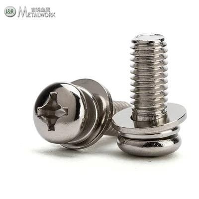 Stainless Steel Sems Screw (hex, pan, flat head)
