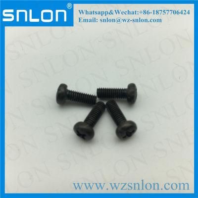 Flat Round Head Screw with Black Finish